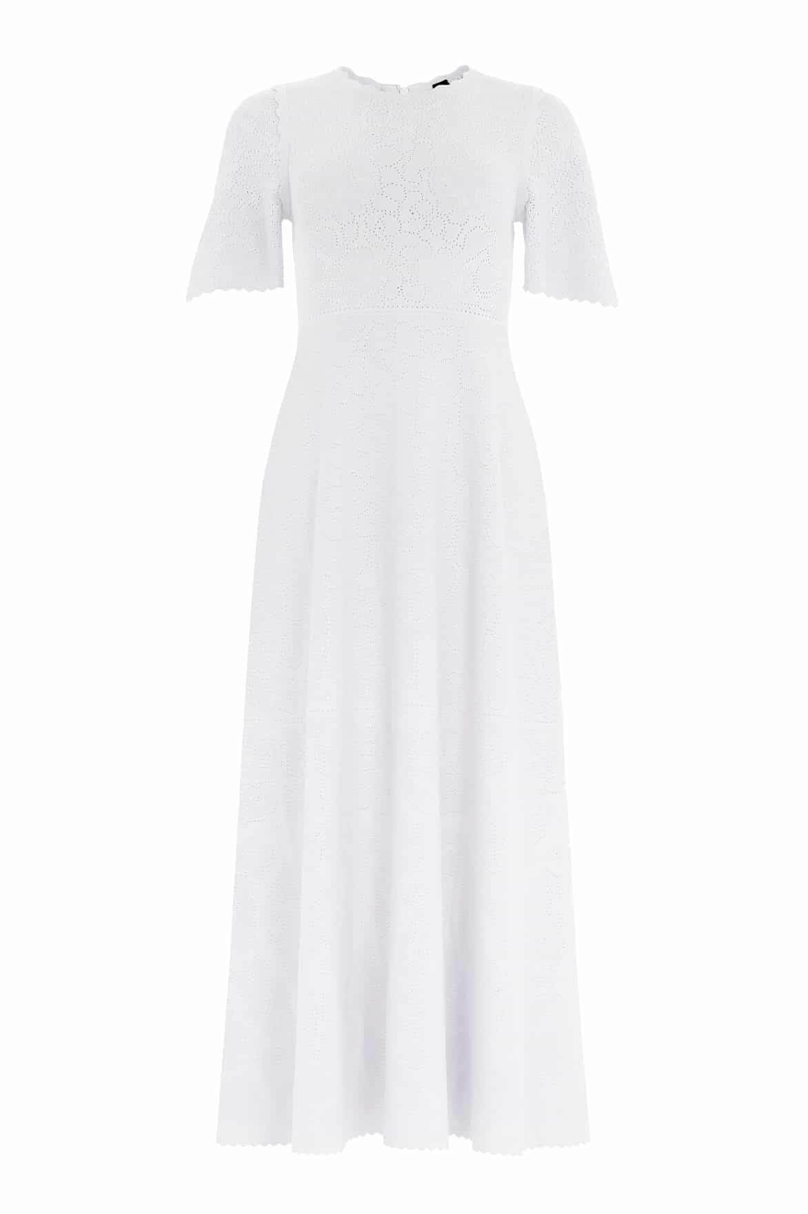 Floral Pointelle Knit Gown
