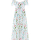 Floral Ribbon Cotton Ballerina Dress