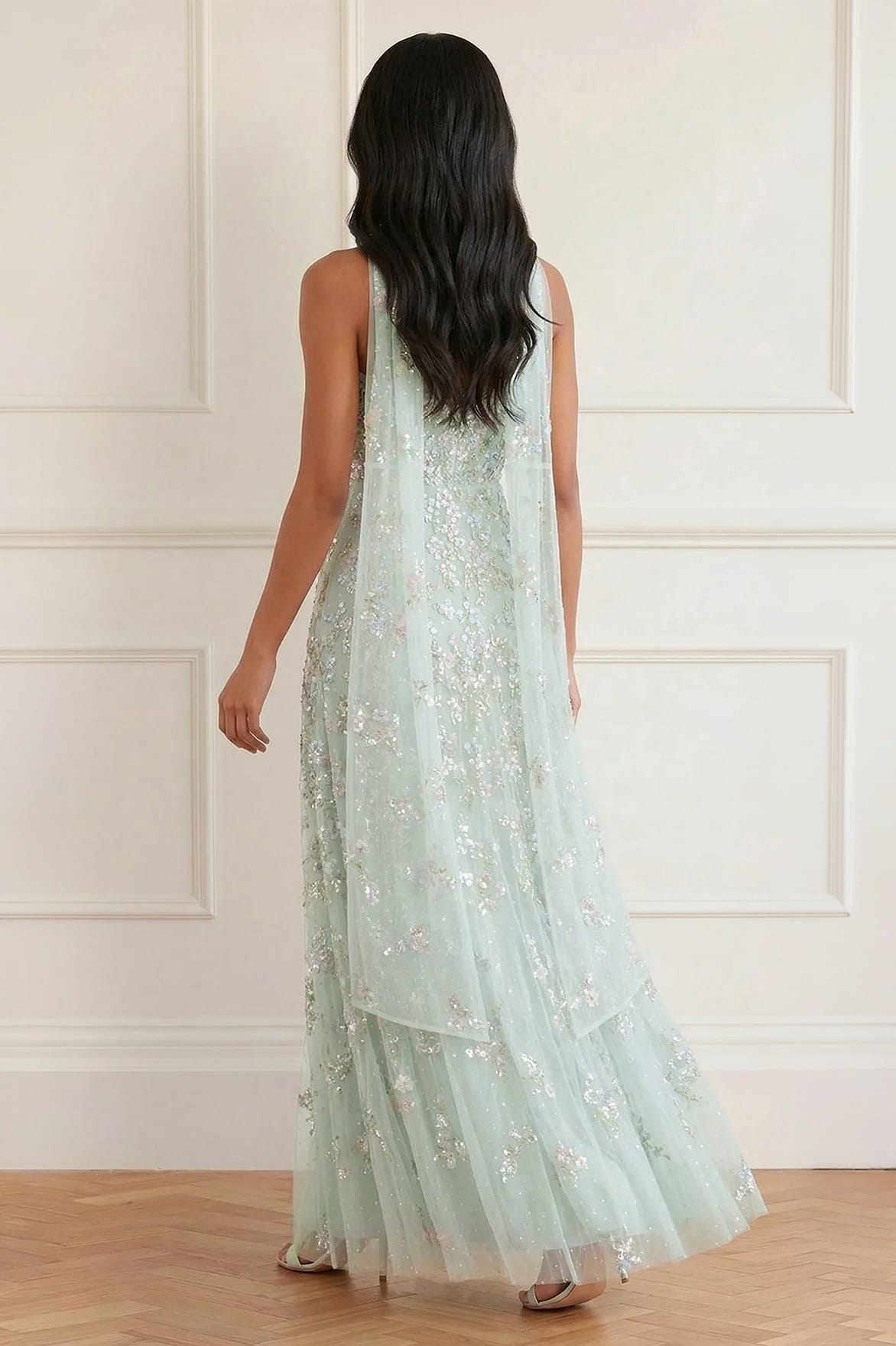 Forget-Me-Not Strapless Gown