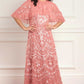 Freya Cape Ankle Gown