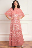 Freya Cape Ankle Gown