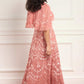 Freya Cape Ankle Gown