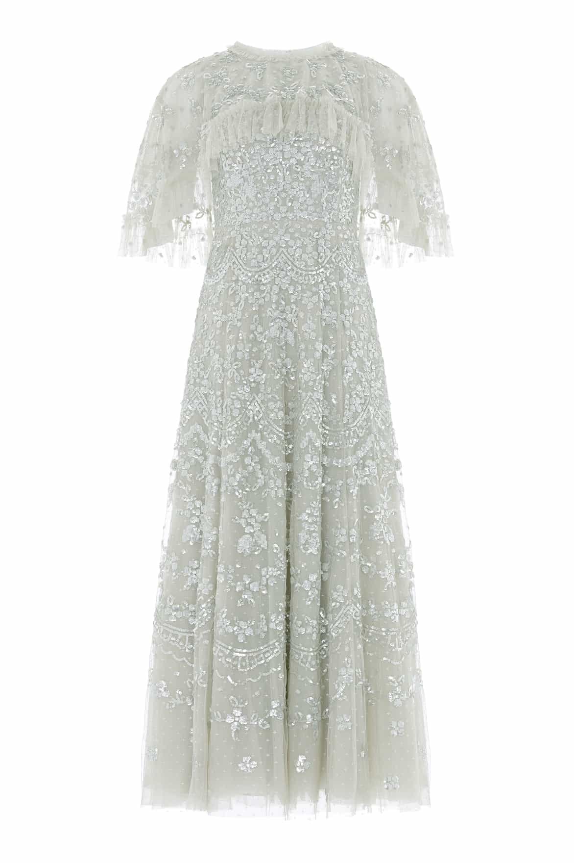 Freya Cape Ankle Gown