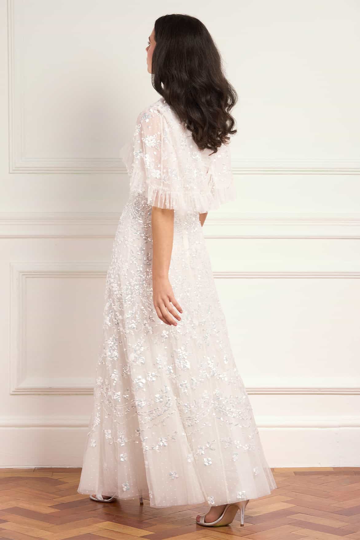 Freya Cape Ankle Gown