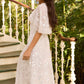 Freya Cape Ankle Gown