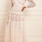 Garland Ribbon Ankle Gown