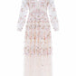 Garland Ribbon Ankle Gown