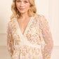 Garland Ribbon Midaxi Dress