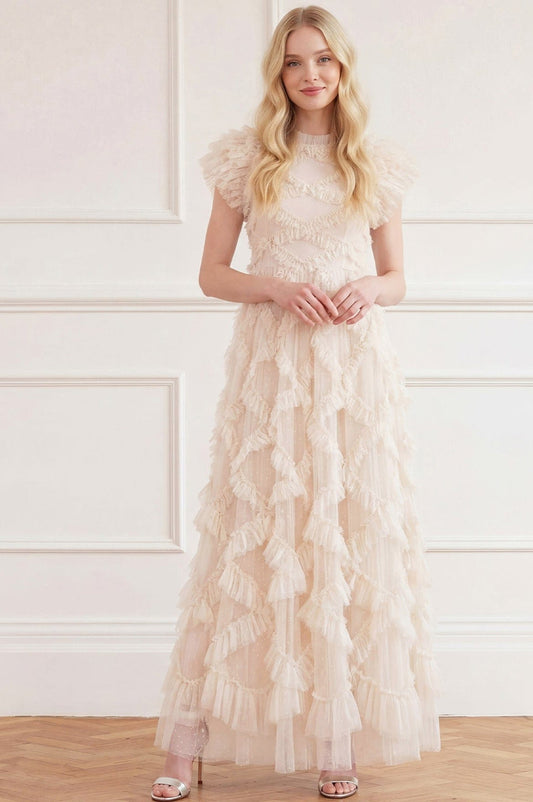 Genevieve Ruffle Gown