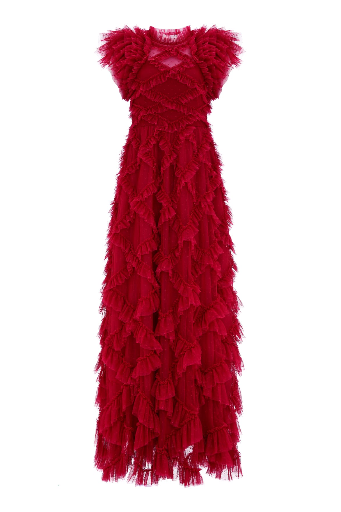 Genevieve Ruffle Gown