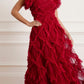Genevieve Ruffle Gown