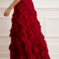 Genevieve Ruffle Gown