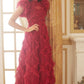 Genevieve Ruffle Gown