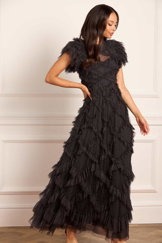 Genevieve Ruffle Gown