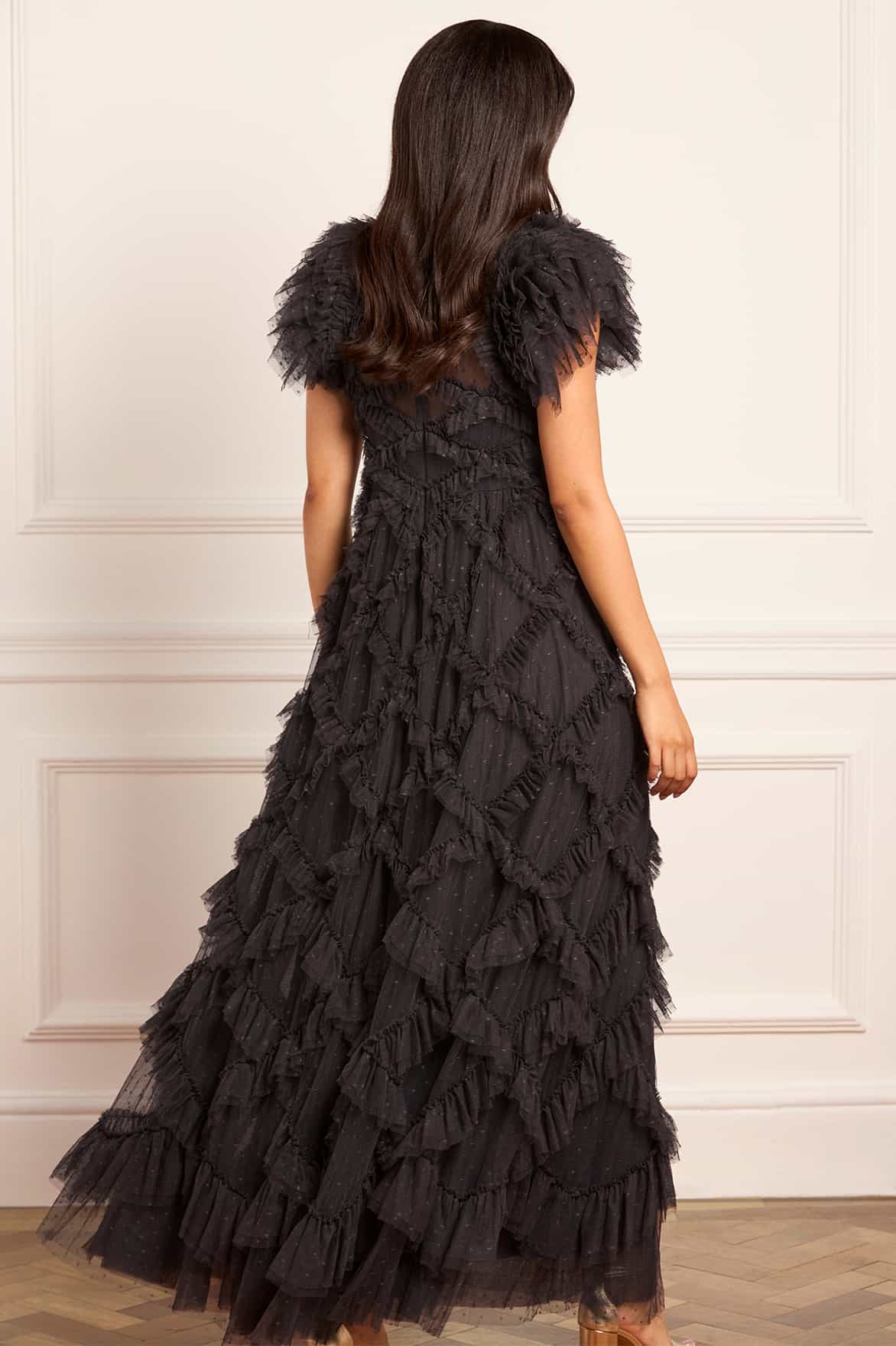Genevieve Ruffle Gown