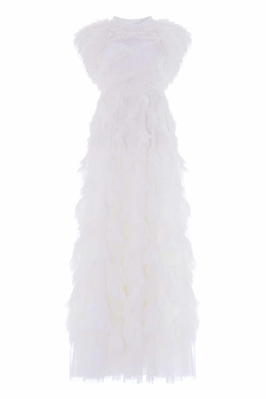 Genevieve Ruffle Gown