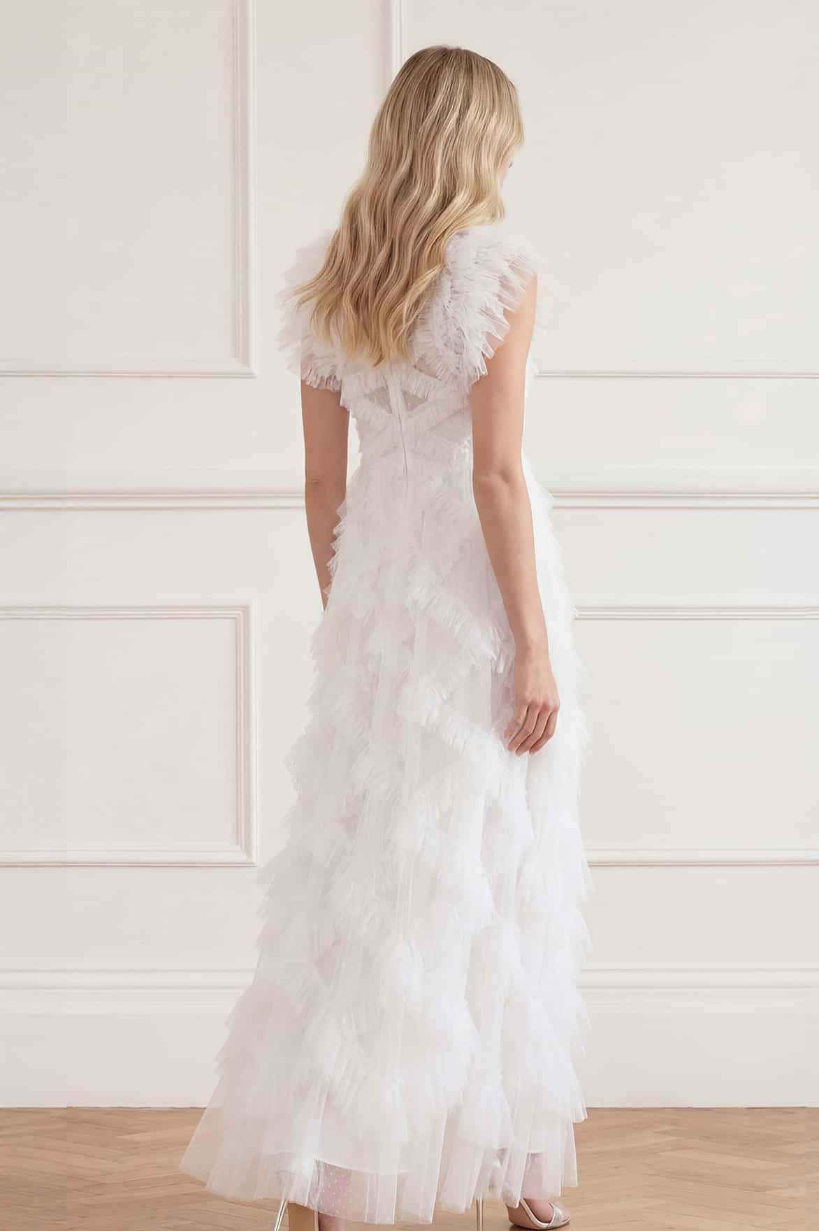 Genevieve Ruffle Gown