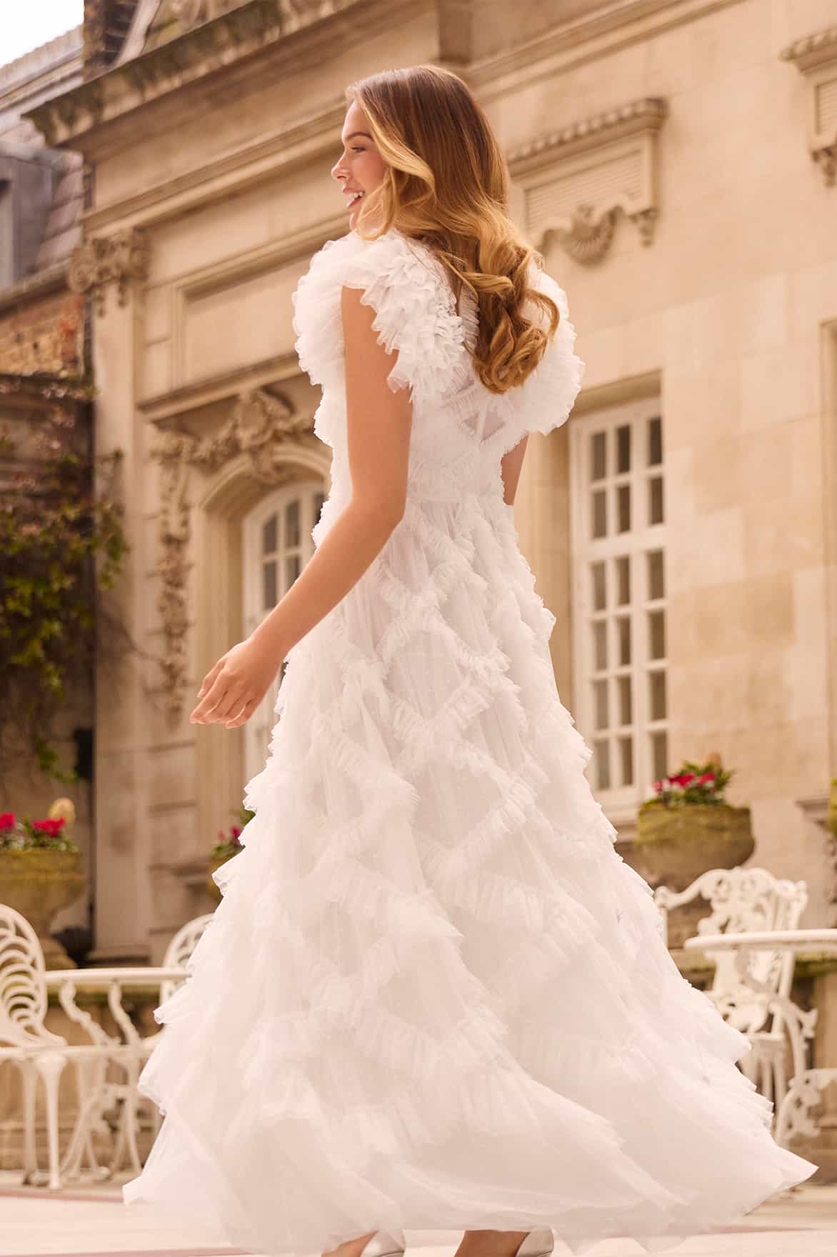 Genevieve Ruffle Gown