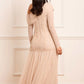 Gigi Dot One-Shoulder Rouched Gown