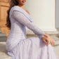Gigi Lace One-Shoulder Rouched Gown