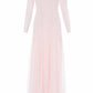 Gigi Lace One-Shoulder Rouched Gown