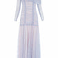 Gigi Lace One-Shoulder Rouched Gown