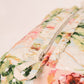 Harlequin Rose Medium Quilted Makeup Bag