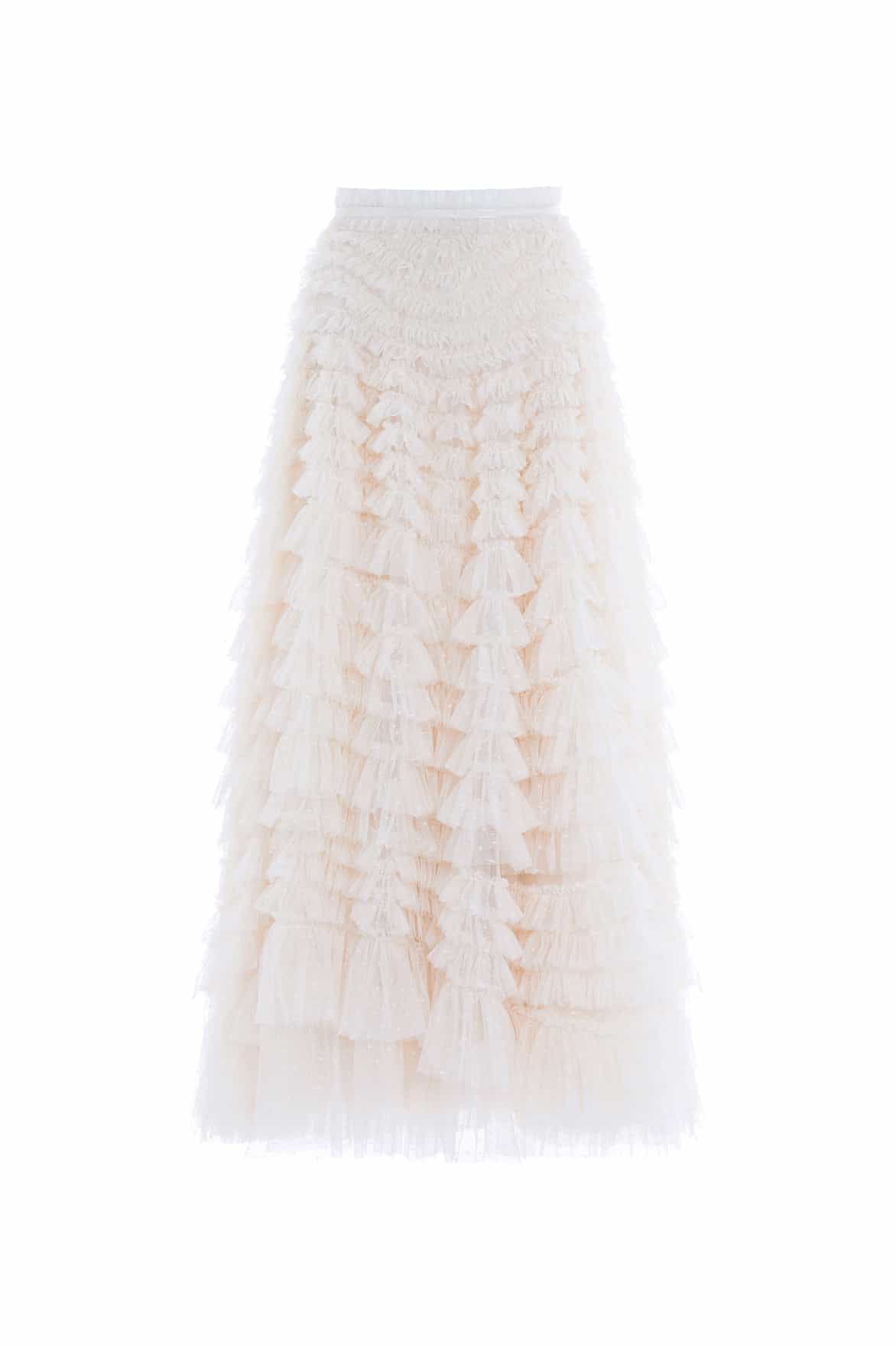 Hattie Ruffle Ankle Skirt