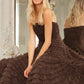 Hattie Ruffle Strapless Ankle Gown