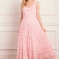Hattie Scoop Neck Ankle Gown