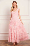 Hattie Scoop Neck Ankle Gown