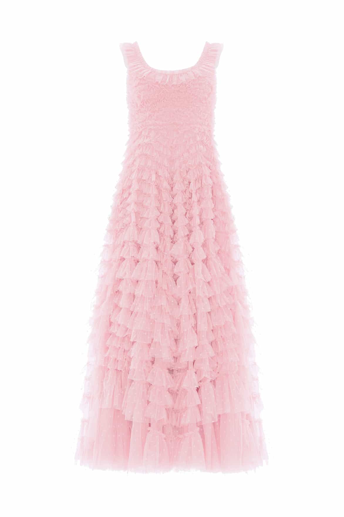 Hattie Scoop Neck Ankle Gown