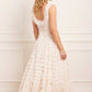 Hattie Scoop Neck Ankle Gown