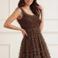 Hattie Scoop Neck Ankle Gown