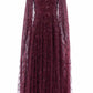 Heart Lattice Ankle Gown