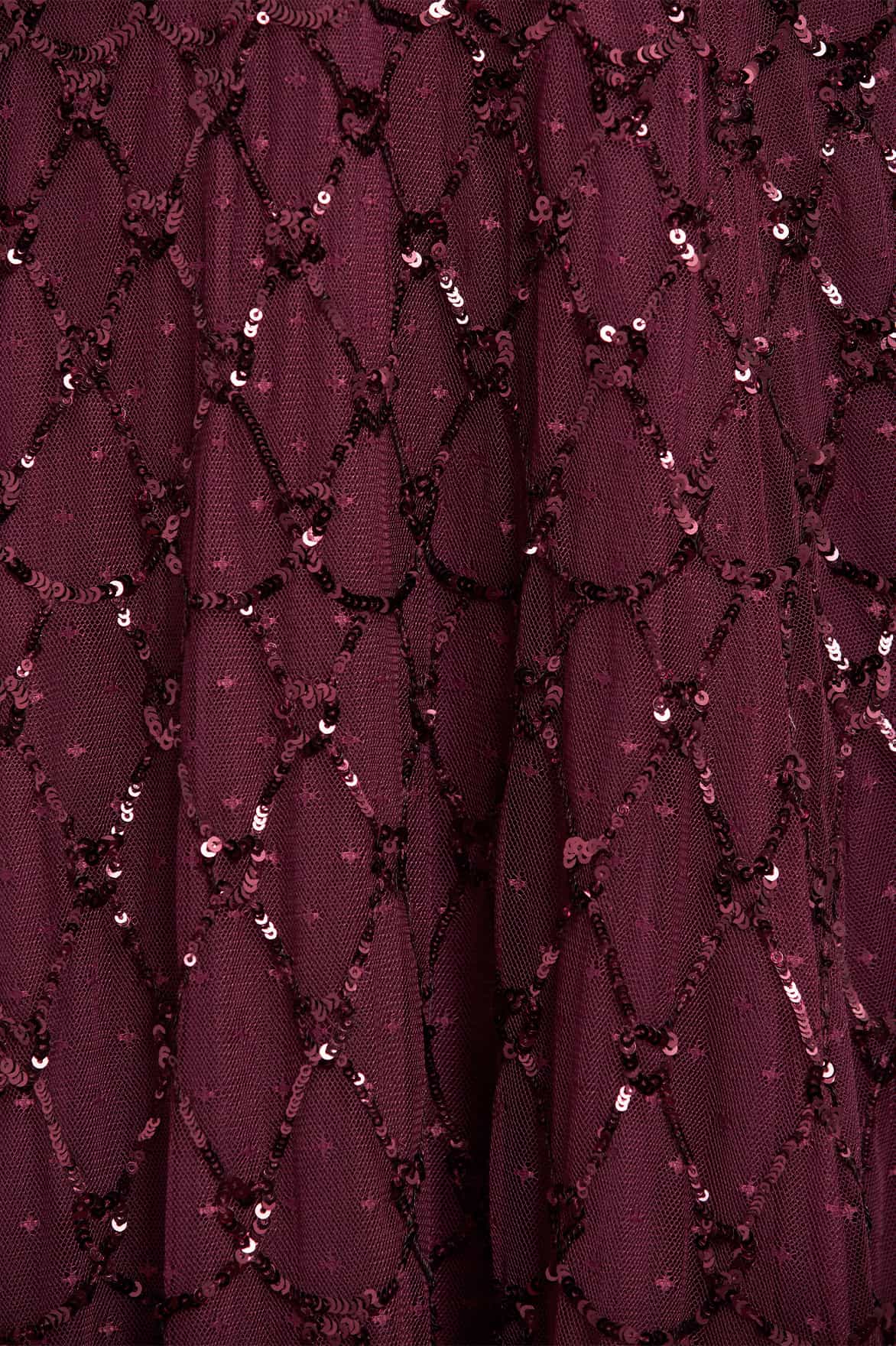 Heart Lattice Ankle Gown