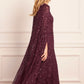 Heart Lattice Ankle Gown