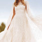 Heart Lattice Ankle Gown