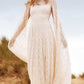 Heart Lattice Ankle Gown