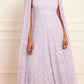 Heart Lattice Ankle Gown