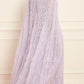 Heart Lattice Ankle Gown