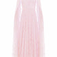 Heart Lattice Ankle Gown