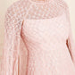 Heart Lattice Ankle Gown