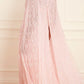 Heart Lattice Ankle Gown