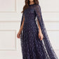 Heart Lattice Ankle Gown