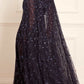 Heart Lattice Ankle Gown