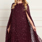 Heart Lattice Cape Kids Dress