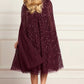 Heart Lattice Cape Kids Dress