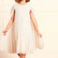 Heart Lattice Cape Kids Dress