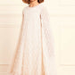 Heart Lattice Cape Kids Dress